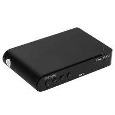 Ресивер эфирный цифровой DVB-T2 HD HD-555 пластик, дисплей, Эфир
