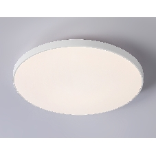 Потолочный светодиодный светильник Ambrella light FZ1221 WH белый IP44 18W 4200K D302*50 (Без ПДУ)