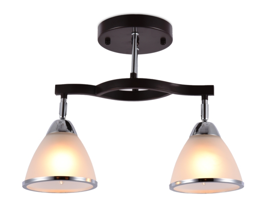 Светильник Ambrella light TR3111/2 DCF/CH темный кофе/хром E27 max 40W 400*150*315