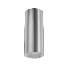 Вытяжка Kuppersberg TUBA 35 X, цилиндрическая, островная, 35 см, электронное кнопочное управление, таймер, отвод/рециркуляция, 3 скорости, производительность 850 м3/ч, LED освещение, обратный клапан, уровень шума 68 дБ, угольный фильтр CF110 (опция), цвет нержавеющая сталь