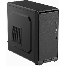 Корпус Accord ACC-811 черный без БП mATX 1x80mm 3x120mm 1xUSB2.0 1xUSB3.0 audio bott PSU