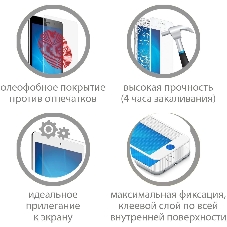 Защитное стекло для экрана DF vColor-21 для Vivo Y53s 4G/Y31/Y31s 2.5D, 1 шт, черный df vcolor-21 (black)