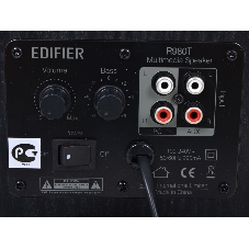 Колонки Edifier R980T темное дерево/черный Активные, 2 x 12W RMS, 70-18000Гц, дерево