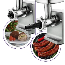 Мясорубка электрическая Kitfort KT-2108 1800Вт серебристый