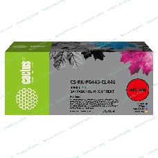 Заправочный набор Cactus CS-RK-PG445-CL446 голубой/пурпурный/желтый/черный набор 5x30мл для Canon Pixma MG2440/MG2540/