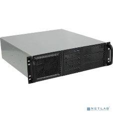 Корпус Procase RE306-D3H9-C-48 3U server case,3x5.25+9HDD,черный,без блока питания,глубина 480мм,MB CEB 12
