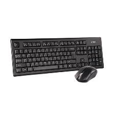 Комплект клавиатура+мышь A4Tech 3000NS беспроводной, USB, 1200 DPI, чёрный