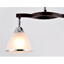 Светильник Ambrella light TR3111/2 DCF/CH темный кофе/хром E27 max 40W 400*150*315