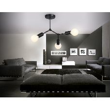 Светильник Ambrella light TR8027/3 BK черный E27*3 max 40W D400*390
