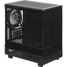 Корпус ACCORD ACC-ZM3B Black, Mini-Tower, чёрный, 1 x 120 мм