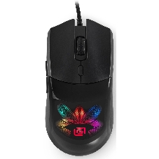 Мышь проводная Oklick 714GM черный, 3200 dpi, USB, кнопки - 7