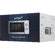 Микроволновая печь Vitek VT-MW1420 черный, 20 л, 700 Вт, переключатели — поворотный механизм