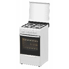 Плита газовая Darina 1B1 GM 441 008 W белый/черный, конфорок 4 шт, духовка 50 л, 50 см x 85 см x 51 см