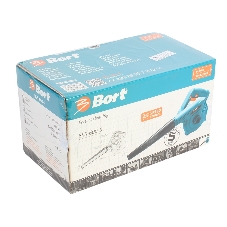 Пылесос электрический Bort BSS-600-R (Воздуходувка) (600 Вт; воздуховка; регулировка скорости; 13000 об/мин; 240 м3/час; пылесборный мешок) 