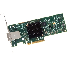 Контроллер LSI SAS9300-8E (PCI-E 3.0 x8, LP, EXTERNAL) SGL SAS12G, 8port (2*extSFF8644), Каб.отдельно