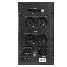 Источник бесперебойного питания CROWN Line Intractive CMU-SP800EURO USB 800VA\480W, корпус металл, 1x12V/9AH, розетки 4*EURO+1*IEC bybass, трансформатор AVR 140-290V, cъемный кабель 1.2 м, порт RJ11/45, порт USB, защита: от перегрузки, от КЗ, от скачков напряжения