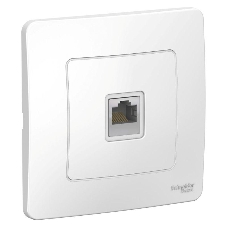 Розетка компьютерная СП Blanca RJ45 кат.5e бел. SchE BLNIS045001