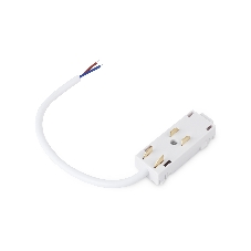 GL1101 WH белый ввод питания для шинопровода Magnetic 220V IP20 200*28.5*18