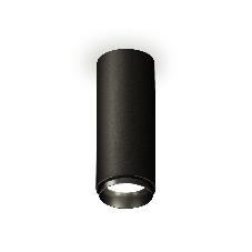 Светильник Ambrella Light XS6343002 SBK/PBK черный песок/черный полированный MR16 GU5.3 (C6343, N6121)