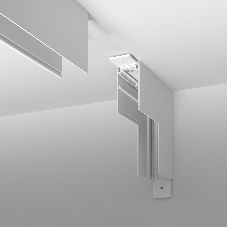 Slim Magnetic Коннектор угловой внутренний для накладного шинопровода белый 85091/00