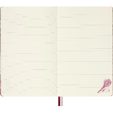 Блокнот Moleskine LIMITED EDITION SAKURA LESU09QP060 Large 130х210мм обложка текстиль 176стр. линейка твердая обложка розовый 2026