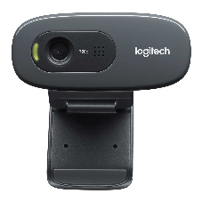 Веб-камера Logitech C270 HD 1280x720, 30 кадр/с, USB Type-A, микрофон (шумоподавление), автоосвещение, универсальное крепление