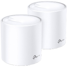 Система TP-Link Mesh AX3000 Whole Home Wi-Fi System, Wi-Fi 6, 2402Mbps (4 streams) at 5GHz and 574Mbps (2 streams) at 2.4GHz, 2 Gigabit ports of each unit, support OFDMA, MU-MIMO, 802.11k/v/r seamless roaming, support WPA3, HomecareTM system, easy setup and manageme