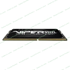Оперативная память Patriot Steel Series, DDR4, 32GB (1x32 GB), 3200 MHz, CL22, радиатор, черный, SO-DIMM