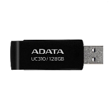 Флешка USB ADATA UC310 (UC310-128G-RBK), 128Gb, USB 3.2 Gen 1, R/W 100/30, черный