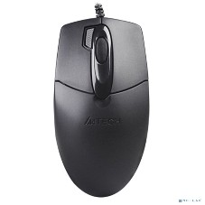 Мышь проводная A4Tech OP-730D черный, 1200 dpi, USB, кнопки - 4
