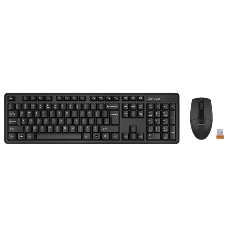 Комплект клавиатура+мышь A4Tech 3330N беспроводной, USB, 1200 DPI, чёрный