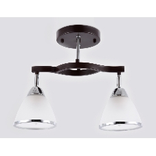 Светильник Ambrella light TR3111/2 DCF/CH темный кофе/хром E27 max 40W 400*150*315