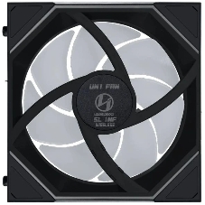 Вентилятор для корпуса Lian-Li Uni Fan SL-INF Wireless 120 ARGB 120х124.5x28 черный 4-pin 29.2дБ (упак.:3шт) (G99.12SLIN1W3B.R0) Ret