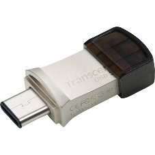 Флешка USB Transcend 64Gb JetFlash 890, USB Type-C, OTG ,Металл