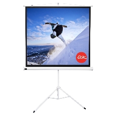 Экран 127x127см TriScreen 1:1 напольный рулонный белый71'