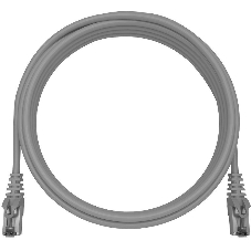 Патч-корд NTSS NTSS-PC-FTP-RJ45-5e-3.0-LSZH-GY NTSS-PC-FTP-RJ45-5E-3.0-LSZH FTP RJ-45 вил.-вилка RJ-45 cat.5e 3м серый LSZH (уп.:1шт) 26AWG