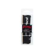 Оперативная память Kingston Fury Beast, DDR5, 16Gb (1x16Gb), 5600MHz, CL40, DIMM, с радиаторами, RGB, черный