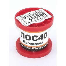Припой ПОС-40 диаметр 2 мм 100 гр Припой ПОС-40 диаметр 2 мм 100 гр