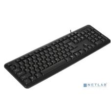 Клавиатура проводная Professional Standard LY-331L2-OEM (USB, полноразмерная, влагозащищенная, 104кл., Enter большой, длина кабеля 2,2м, черная, brown box)