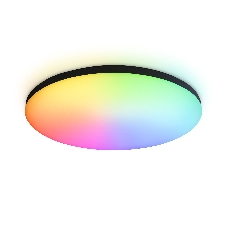 Умный светодиодный светильник FZ2004 BK черный IP54 20W 3000K-6500K+RGB Wi-Fi Алиса/Tuya/Smart Home/Alexa D300*55 (ПДУ ИК)