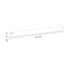 Трековый светильник GL2325 BK черный IP20 20W 3CCT 3000-6400K 48V 400*10*37