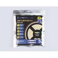 Светодиодная лента Ambrella light GS4802 COB 616Led/19W m/ 24V IP20 4500K/ 5m*12mm*2mm (2 конт.)