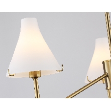 Люстра Ambrella light LH57131/3 BS/FR латунь/белый матовый E14/3 max 40W D650*590