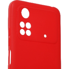 Чехол (клип-кейс) DF poCase-03 для Poco M4 Pro (4G) красный