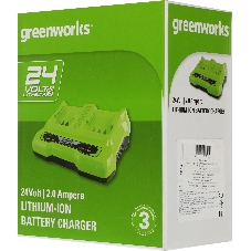 Зарядное устройство Greenworks G24X2UC2, 24V (2931907)