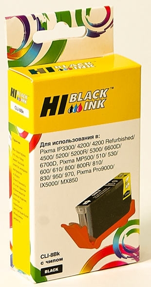 Картридж Canon PIXMA iP4200/iP6600D/MP500 (Hi-Black) new, CLI-8BK, BK