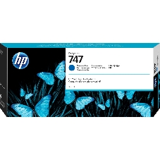Картридж струйный HP 747 хроматический синий, для HP DesignJet Z9+ 300-ml