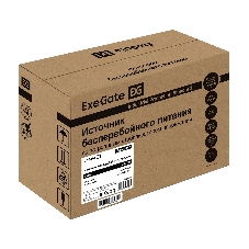 Источник бесперебойного питания ExeGate SpecialPro UNB-500.LED.AVR.4C13 500VA/300W, LED, AVR, 4*C13, черный