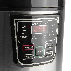 Мультиварка Galaxy Line GL 2645, черный с серебристым, 900 Вт, 11 программ