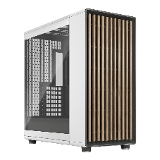 Компьютерный корпус без блока питания Fractal Design North XL TG Dark Tint, Full-Tower, 3x140мм, 2xUSB-A 3.2 + 1xUSB 3.2 Type-C E-ATX, ATX, mATX, mITX Wood panel, Chalk белый